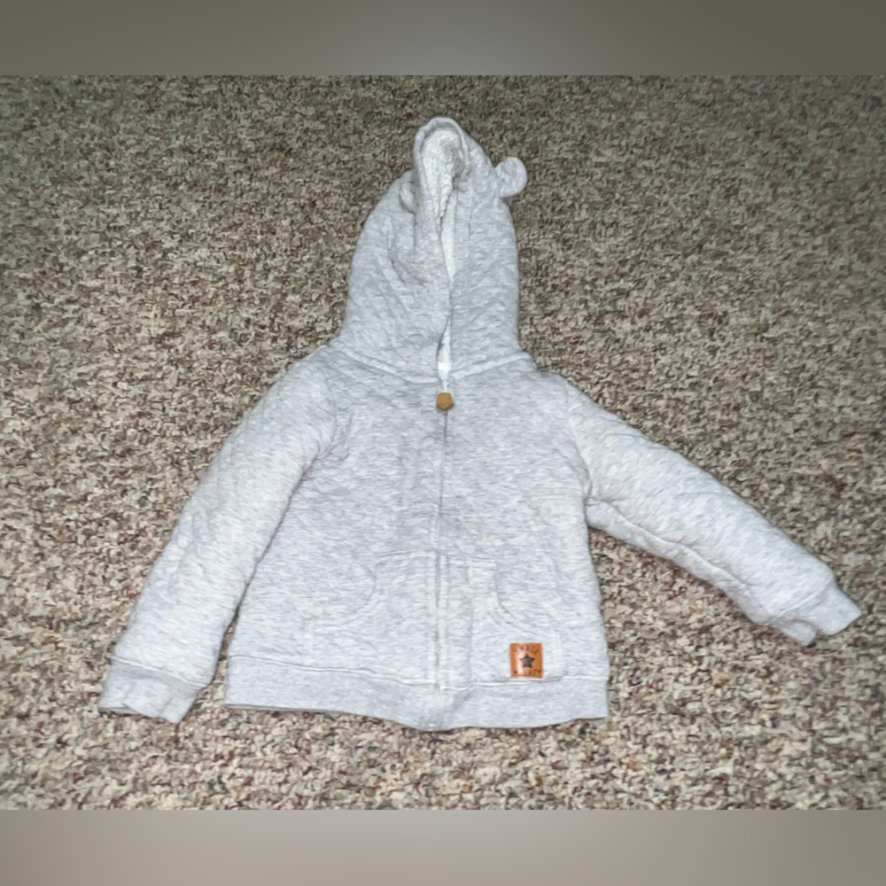 Boys, girls 24 month coat, jacket Carters‎ Gray Kids Hoodie, 24 months
